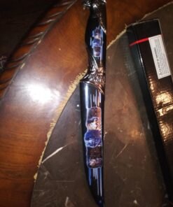 ASR Outdoor 13.5 inch Animal Head Decorative Collector's Hunting Knife with Ornamental Scabbard Black Wolf 48 71eQzJ6LQBL