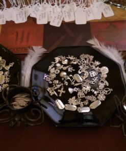 RUBYCA 160Pcs Assorted Mixed Silver Charms Pendants for Bracelets Jewelry Making Crafting Supplies, Tibetan Silver Color Charms, Just Like The Picture (Mix5) Mix 5 160 PCS 24 71eR9TME4gL