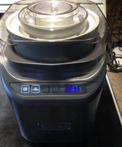 Cuisinart Ice Cream Maker Machine, 2 Quart, Cool Creations Frozen Yogurt, Gelato, Sorbet Maker, LCD Screen and Timer, Stainless Steel, ICE-70P1 Ice Cream Maker with Countdown Timer 30 71eSnln1XxL