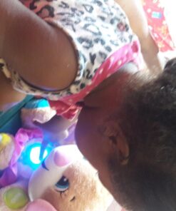 Fisher-Price Laugh & Learn Baby & Toddler Toy Smart Stages Sis With Pink Skirt and Purple Bows, Interactive Plush Dog with Music Lights & Learning Content for Ages 6+ Months Sis - Pink 62 71eTsLWx bL