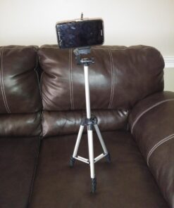 Acuvar 50" Smartphone/Camera Tripod Fits All Smartphones iPhone 12 Max, 11 Pro Max, 11 Pro, 11, Xs, Max, Xr, X 8, 8+, 7, 7 Plus, Android Note 10 (Universal Mount + Remote) Universal Mount + Remote 70 71eUT YxX4L