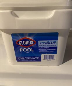 CLOROX Pool&Spa XtraBlue 3” Chlorinating Tablets, Kills Bacteria & Stops Algae, 5 LB 32 71eVGGBkJkL