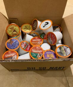 Two Rivers Coffee Flavored Coffee Pods Compatible with Keurig K Cup Brewers, Assorted Variety Pack Flavored Coffee, 40 Count Assorted Flavored Variety 40 Count (Pack of 1) 55 71eW 0hwGyL