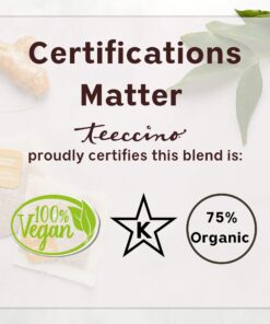 Teeccino Vanilla Nut Chicory Coffee Alternative - Ground Herbal Coffee That’s Prebiotic, Caffeine Free & Acid Free, Medium Roast, 11 Ounce (Pack of 3) 11 Ounce (Pack of 3) 16 71eXvvfyr1L