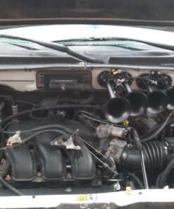 Vixen Horns Train Horn for Truck/Car. 4 Air Horn Black Trumpets. Super Loud dB. Fits 12v Vehicles like Semi/Pickup/Jeep/RV/SUV VXH4124B Quad Trumpet In-Line Black 34 71eYCTUY2bL