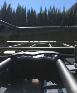 CURT 18115 Universal 42 x 37-Inch Black Steel Roof Rack Rooftop Cargo Carrier 70 71eYPaNKzL