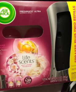 Air Wick Pure Freshmatic Automatic Spray Starter Kit, (Gadget + 2 Refills), Summer Delights, Air Freshener, Essential Oil, Odor Neutralization, Packaging May Vary 23 71eYox7P7tL