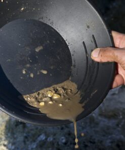 SE 10” Black Plastic Gold Pan with Riffles - GP1001B 10" 5 71eZ9dhjbVL