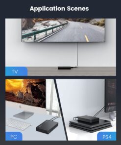 ORICO USB 3.0 External Hard Drive Enclosure for 3.5/2.5 Inch SATA Hard Drives/SSD Up to 20 TB, 3.5'' Tool-Free HDD Enclosure with 12V/2A Power Supply and UASP Acceleration (3588US3) ORICO 3588US3-CA-BK 25 71eae0eMYGL