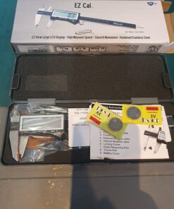 iGaging IP54 Electronic Digital Caliper 0-6" Display Inch/Metric/Fractions Stainless Steel Body 6" 28 71eavikBaAL