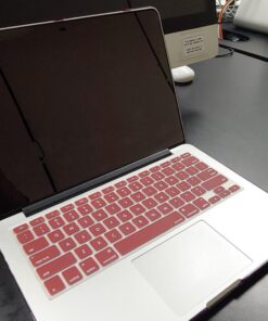 MOSISO Case Only Compatible with MacBook Pro Retina 13 inch (Models: A1502 & A1425) (Older Version Release 2015 - end 2012), Plastic Hard Shell Case & Keyboard Cover & Screen Protector, Marsala Red 66 71eayCVmE9L