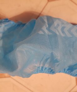 G & F Products - 13033 Premium 100 Pack (50 Pairs ) Disposable Boot & Shoe Covers Slip - Resistant fits up to size 11 US Men and 13 US Women, Blue, Large Slip-resistant Large 100 Pack 34 71ebHEtkvhL 2