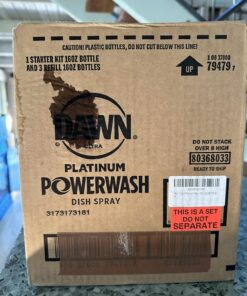 Dawn Platinum Powerwash Dish Spray, Dish Soap, Fresh Scent Bundle, 1 Spray (16oz) + 3 Refills (16oz each)(Pack of 4) 36 71ecLZq Z0L
