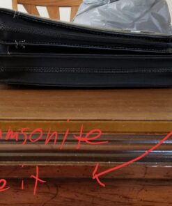 Case-it Executive Zippered Padfolio with Removable 3-Ring Binder and Letter Size Writing Pad, Black (PAD-40) Single PAD-40 56 71ecYtV4WL