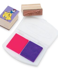 Melissa & Doug Disney Princess Wooden Stamp Set: 9 Stamps, 5 Colored Pencils, and 2-Color Stamp Pad With Washable Ink For Kids Ages 4+ 19 71ed3F5KeHL 2