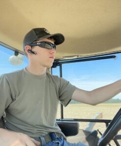 New bee Bluetooth Earpiece V5.0 Wireless Handsfree Headset with Microphone 24 Hrs Driving Headset 60 Days Standby Time for iPhone Android Samsung Laptop Trucker Driver (Black) Black 43 71edQzxJ4tL