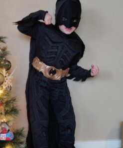 Rubie's Child's Dark Knight Rises Deluxe Muscle Chest Batman Costume with Mask, Small 23 71edqoqOVVL