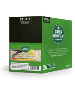 Green Mountain Coffee Roasters French Vanilla Decaf, Single-Serve Keurig K-Cup Pods, Flavored Light Roast Coffee, 24 Count 24 Count (Pack of 1) 18 71edyC7QYVL