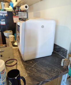 Hermitlux Countertop Dishwasher, 5 Washing Programs Portable Dishwasher With 5-Liter Built-in Water Tank For Glass Door 54 71eeuPAfc9L