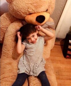 Joyfay 78" Giant Teddy Bear Huge 6.5 feet Stuffed Teddy Bear Soft Toy Valentine's Big Gift (Brown) Brown 35 71ef3e01DTL