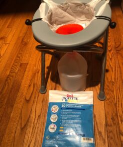 Kalencom Potette Plus Potty Seat Liners - Disposable, Leakproof Liners for Travel Potty Seat - Fragranced to Absorb Odor - 30 Count 19 71egPP6Fm8L