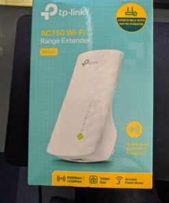 TP-Link AC750 Wifi Range Extender | Up to 750Mbps | Dual Band WiFi Extender, Repeater, Wifi Signal Booster, Access Point| Easy Set-Up | Extends Wifi to Smart Home & Alexa Devices (RE200) WiFi Extender- Dual Band 26 71egVzmpksL
