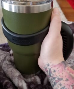 CHILLOUT LIFE Handle for YETI Cup 30 oz - Ozark Trail 30 oz Tumblers, Comfortable Replacement Handle for 30 oz YETI Tumbler & More (Black Handle Only) 30 oz - 1 Pack Black 33 71eh1WCO1PL 1