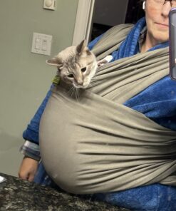 Boba Wrap Baby Carrier - Original Stretchy Infant Sling, Perfect for Newborn Babies and Children up to 35 lbs (Gray) Grey 36 71ehe52GVmL