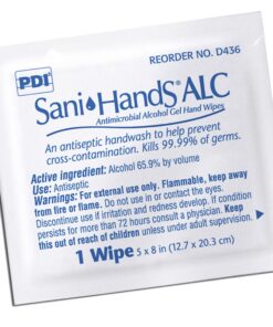 Sani-Hands Instant Hand Sanitizing Wipes - Ethyl Alcohol Wipes with Aloe, Vitamin E, Wrapped for Travel, Home, Outdoor - Individual Packet, 5 in. x 8 in., 100 Wipes, 1 Pack 16 71eiHP3hiPL