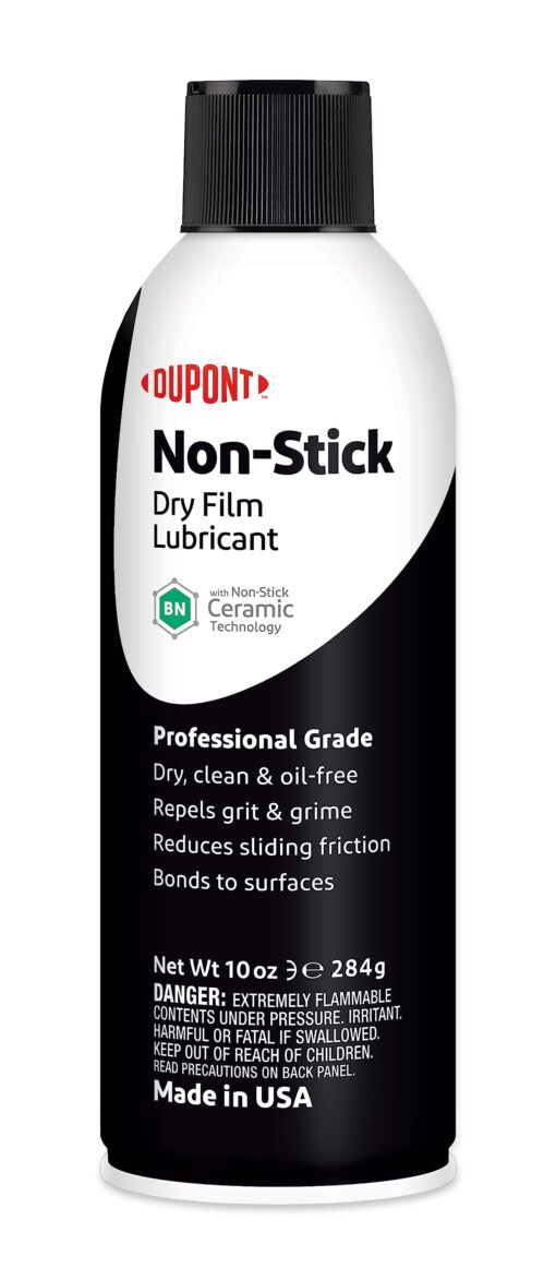 DuPont Non-Stick Dry-Film Lubricant Aerosol, 10 oz 4 oz Squeeze Bottle