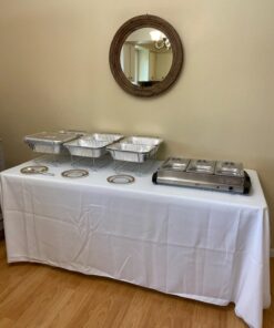 Sterno 70222 24-Piece Disposable Party Set, One Size, Silver 29 71eidEUYtfL