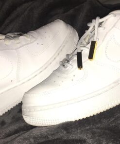 Modern Elements Metal Aglets Shoelace Tips - Set of Four Tips and Screws - Includes Screwdriver Gold 43 71ejE9P2EL