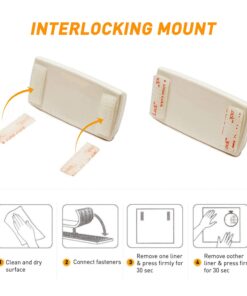 GOOACC EZ Pass Mounting Kit - 2 Sets of Peel-and-Stick Strips-EZ Pass/I-Pass/SunPass Adhesive Strips with Alcohol Prep Pad 20 71ejlzQ8B1L