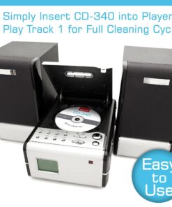 Maxell – Pro 190048 CD-340 Laser Lens Cleaner - Safe & Effective CD Player & Game Station Compact Disc Cleaner - Microfiber Brushes Eliminates Static & Dust - Easy to Use with No Chemicals 18 71eky2BpXAL