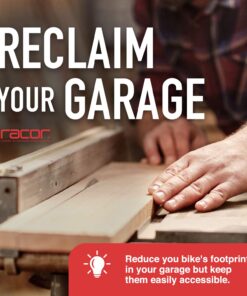 Racor - PLB-2R, Bike Rack, Garage Wall Stand 2 Bikes 26 71ekyn42dML