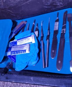 Advanced Dissection Kit Biology Lab Anatomy Dissecting Set with Stainless Steel Scalpel Knife Handle Blades for Medical Students and Veterinary by InstaSkincare 50 71el4WVkIaL