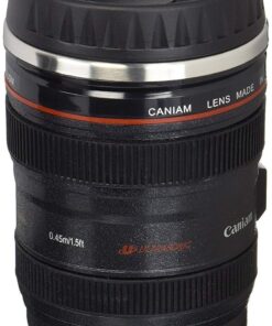Caniam Camera Lens Coffee Cup, Travel Mug - Camera Eos 24-105Mm Model Stainless 400Ml Thermos 24 71elf5P8l L