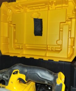 DEWALT TSTAK II Tool Box, 13 Inch, Flat Top, Holds Up To 66 lbs, Flexible Platforms for Stacking (DWST17807) 1 Count (Pack of 1) Flat Top Toolbox 38 71elozhk IL