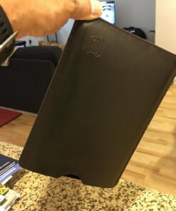 Dockem Executive Sleeve for iPad Mini 6, 5, 4, 3, 2, 1: Premium Synthetic Leather Tablet Case: Slim, Microfiber Lined, Professional, Protective Cover (Dark Brown) iPad Mini 1, 2, 3, 4 & 5 Dark Brown 38 71emW7D6fL 2