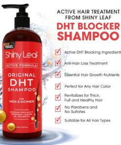 DHT Blocker Shampoo and Conditioner for Hair Loss With Biotin For Men, Women, Anti-Hair Loss Treatment, Rosemary Leaf Oil and Asparagus Extracts, for Thinning Hair (Shampoo and Conditioner) 16 Fl Oz (Pack of 2) 23 71emXYMSLFL