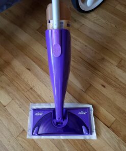 Swiffer WetJet Hardwood and Floor Spray Mop Cleaner Starter Kit, Includes: 1 Power Mop, 10 Pads, Cleaning Solution, Batteries 16 Piece Set Cleaner Kit 37 71enu4UpbyL