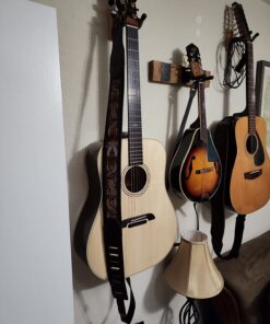 D'Addario Accessories Leather Mandolin Strap - Mandolin Accessories - Cradle Style - Brown 15 71eoKjDpFL