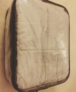 Degrees of Comfort Washable Weighted Blanket with Removable Cover Twin Size, 1 x Cozyheat Minky Plush Cover Included, Micro Glass Beads Technology, 48x72 15 lbs Grey 48x72" 15lbs Grey | 1 Cover 33 71epTJBxYQL