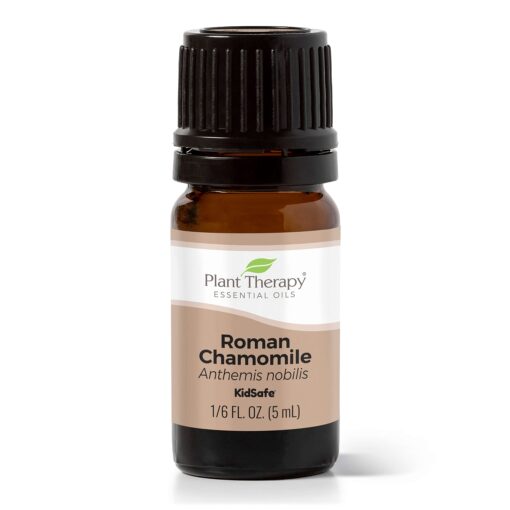 Plant Therapy Roman Chamomile Essential Oil 100% Pure, Undiluted, Natural Aromatherapy, Therapeutic Grade 5 mL (1/6 oz)