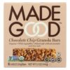 MadeGood Granola Bars, Chocolate Chip, Good Source of Vitamins C & D, No Artificial Colors or Flavors, Vegan Friendly, Kosher, USDA Certified Organic, Gluten Free & Non-GMO, 5.1 Ounce (Pack of 6) 41 71eqZge9DL