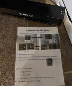 Crenova A4 Laminator Machine 4 in 1 Personal Desktop Hot & Cold 9 Inch Thermal Laminator for Home Office School Business Use Black 25 71eqgd8XLeL