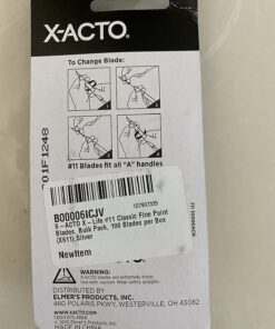 X-Acto® Knife Blades, No. 11 Blade, Pack Of 100 X-Life 100 count 12 71eqySitAdL