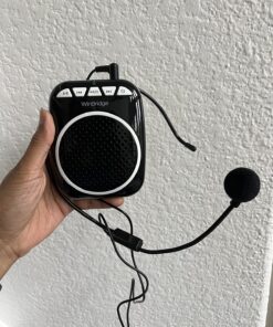 WinBridge WB001 Portable Voice Amplifier with Headset Microphone Personal Speaker Mic Rechargeable Ultralight for Teachers, Elderly, Tour Guides, Coaches, Presentations, Teacher 41 71erAQT0IkL