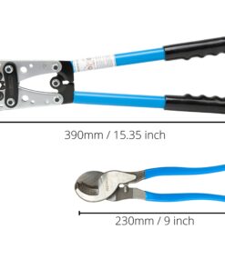 NEIKO 02039A Lug Crimping Plier and Cable Cutter Set, Battery Cable Crimping Tool, 8-0 AWG, 6mm - 50mm, Electrician Wire Crimper Tool 2 Pc Battery Crimper & Cutter Set 36 71erB5QKU1L