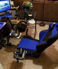 OpenWheeler Advanced Racing Seat Driving Simulator Gaming Chair with Gear Shifter Mount Blue 20 71erdgoqBiL